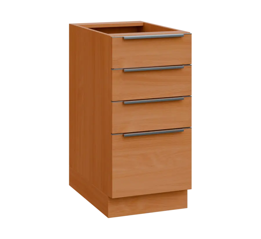 SIS - 4Z41 spodní skříňka, 4-zásuvková, 870x400x600, buk royal